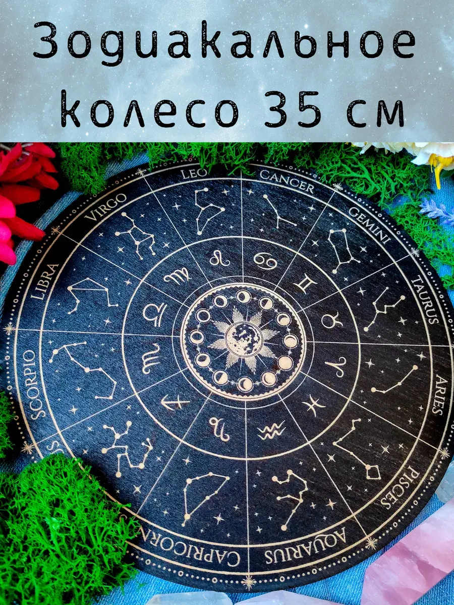 Алтарь «Зодиакальное колесо» — дерево для алтаря и интерьера