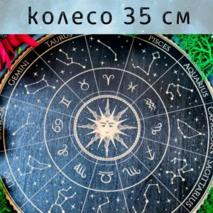Алтарь «Зодиакальное колесо» — дерево для ритуалов и астрологии Алтарь «Зодиакальное колесо» — дерево для ритуалов и астрологии