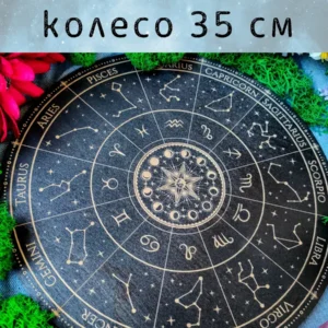 Алтарь «Зодиакальное колесо» — дерево для ритуалов и интерьера Алтарь «Зодиакальное колесо» — дерево для ритуалов и интерьера