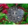 Колесо года с деревом жизни — для ритуалов и алтаря