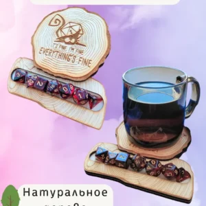 ДнД подставка «Котик» — дерево