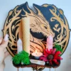 Полка «Лесной Дракон» черная Полка «Лесной Дракон» черная