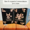 Ширма «Котик контролирует» — дерево — 5 секций
