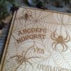 Деревянная доска Уиджи с пауками и указателем, спиритическая игра Деревянная доска Уиджи с пауками и указателем, спиритическая игра