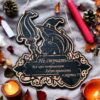 Табличка «Не стучать. Все» — Деревянный ведьмин декор Табличка «Не стучать. Все» — Деревянный ведьмин декор