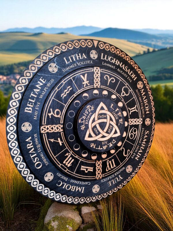 Колесо года «Трилистник» — Колесо с вращающимися уровнями