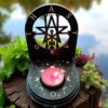 Мини алтарь "Астарот" для ритуалов с местом для свечи и благовоний, разборный Мини алтарь "Астарот" для ритуалов с местом для свечи и благовоний, разборный