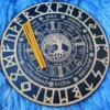 Колесо года «Древо Жизни» со свечами и руническим кругом