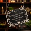 Табличка «Ведьма на кухне» — Деревянный ведьмин декор Табличка «Ведьма на кухне» — Деревянный ведьмин декор