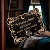 Табличка «Ведьма спит» — Деревянный ведьмин декор Табличка «Ведьма спит» — Деревянный ведьмин декор