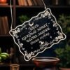 Табличка «Запах часть магии» — Деревянный ведьмин декор Табличка «Запах часть магии» — Деревянный ведьмин декор