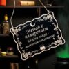 Табличка «Мешай с намерением» — Деревянный ведьмин декор Табличка «Мешай с намерением» — Деревянный ведьмин декор
