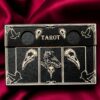 Доска для расклада Таро "Ворон", украшение алтаря, подставка для ведьмы, с держателем для чайных свечей Доска для расклада Таро "Ворон", украшение алтаря, подставка для ведьмы, с держателем для чайных свечей