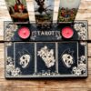 Доска для расклада Таро "Кошка", украшение алтаря, подставка для ведьмы, с держателем для чайных свечей Доска для расклада Таро "Кошка", украшение алтаря, подставка для ведьмы, с держателем для чайных свечей
