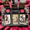 Доска для расклада Таро "Кошка", украшение алтаря, подставка для ведьмы, с держателем для чайных свечей Доска для расклада Таро "Кошка", украшение алтаря, подставка для ведьмы, с держателем для чайных свечей