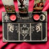 Доска для расклада Таро "Летучая мышь", украшение алтаря, подставка для ведьмы, с держателем для чайных свечей Доска для расклада Таро "Летучая мышь", украшение алтаря, подставка для ведьмы, с держателем для чайных свечей
