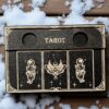 Доска для расклада Таро "Мотылек", украшение алтаря, подставка для ведьмы, с держателем для чайных свечей Доска для расклада Таро "Мотылек", украшение алтаря, подставка для ведьмы, с держателем для чайных свечей