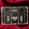 Доска для расклада Таро "Мотылек", украшение алтаря, подставка для ведьмы, с держателем для чайных свечей Доска для расклада Таро "Мотылек", украшение алтаря, подставка для ведьмы, с держателем для чайных свечей