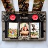 Доска для расклада Таро "Древо жизни", украшение алтаря, подставка для ведьмы, с держателем для чайных свечей