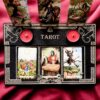 Доска для расклада Таро "Древо жизни", украшение алтаря, подставка для ведьмы, с держателем для чайных свечей