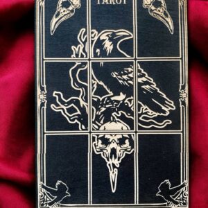 Доска для расклада Таро "Ворон" под 9 карт, украшение алтаря, подставка для ведьмы, с держателем для чайных свечей