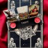 Доска для расклада Таро "Дева на луне" под 9 карт, украшение алтаря, подставка для ведьмы, с держателем для чайных свечей Доска для расклада Таро "Дева на луне" под 9 карт, украшение алтаря, подставка для ведьмы, с держателем для чайных свечей