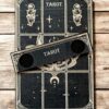 Доска для расклада Таро "Мотылек" под 9 карт, украшение алтаря, подставка для ведьмы, с держателем для чайных свечей Доска для расклада Таро "Мотылек" под 9 карт, украшение алтаря, подставка для ведьмы, с держателем для чайных свечей