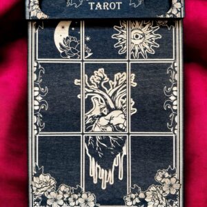 Доска для расклада Таро "Сердце" под 9 карт, украшение алтаря, подставка для ведьмы, с держателем для чайных свечей Доска для расклада Таро "Сердце" под 9 карт, украшение алтаря, подставка для ведьмы, с держателем для чайных свечей