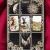 Доска для расклада Таро "Сердце" под 9 карт, украшение алтаря, подставка для ведьмы, с держателем для чайных свечей Доска для расклада Таро "Сердце" под 9 карт, украшение алтаря, подставка для ведьмы, с держателем для чайных свечей