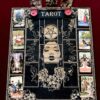Доска для расклада Таро "Дева и пентаграмма" под 17 карт, украшение алтаря, подставка для ведьмы, с держателем для чайных свечей Доска для расклада Таро "Дева и пентаграмма" под 17 карт, украшение алтаря, подставка для ведьмы, с держателем для чайных свечей