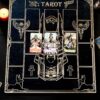 Доска для расклада Таро "Египет" под 17 карт, украшение алтаря, подставка для ведьмы, с держателем для чайных свечей Доска для расклада Таро "Египет" под 17 карт, украшение алтаря, подставка для ведьмы, с держателем для чайных свечей
