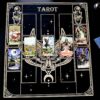 Доска для расклада Таро "Мотылек" под 17 карт, украшение алтаря, подставка для ведьмы, с держателем для чайных свечей Доска для расклада Таро "Мотылек" под 17 карт, украшение алтаря, подставка для ведьмы, с держателем для чайных свечей