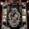 Доска для расклада Таро "Скелеты" под 17 карт, украшение алтаря, подставка для ведьмы, с держателем для чайных свечей Доска для расклада Таро "Скелеты" под 17 карт, украшение алтаря, подставка для ведьмы, с держателем для чайных свечей