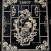 Доска для расклада Таро "Скелеты" под 17 карт, украшение алтаря, подставка для ведьмы, с держателем для чайных свечей Доска для расклада Таро "Скелеты" под 17 карт, украшение алтаря, подставка для ведьмы, с держателем для чайных свечей