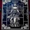 Доска для расклада Таро "Фея" под 17 карт, украшение алтаря, подставка для ведьмы, с держателем для чайных свечей Доска для расклада Таро "Фея" под 17 карт, украшение алтаря, подставка для ведьмы, с держателем для чайных свечей