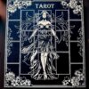 Доска для расклада Таро "Фея" под 17 карт, украшение алтаря, подставка для ведьмы, с держателем для чайных свечей Доска для расклада Таро "Фея" под 17 карт, украшение алтаря, подставка для ведьмы, с держателем для чайных свечей