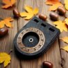 Амулет алтарь со ставом "Чистка блоков", набор рун для ритуалов с местом для свечи и благовоний, разборный