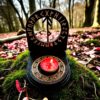 Оберег алтарь со ставом "Удачные переговоры", набор рун для ритуалов с местом для свечи и благовоний, разборный Оберег алтарь со ставом "Удачные переговоры", набор рун для ритуалов с местом для свечи и благовоний, разборный