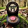 Оберег алтарь со ставом "Быстрое изменение", набор рун для ритуалов с местом для свечи и благовоний, разборный Оберег алтарь со ставом "Быстрое изменение", набор рун для ритуалов с местом для свечи и благовоний, разборный