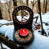 Оберег алтарь со ставом "Безграничное доверие", набор рун для ритуалов с местом для свечи и благовоний, разборный