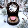 Амулет алтарь со ставом "Иммунитет", набор рун для ритуалов с местом для свечи и благовоний, разборный Амулет алтарь со ставом "Иммунитет", набор рун для ритуалов с местом для свечи и благовоний, разборный