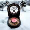 Амулет алтарь со ставом "Финансовое благополучие", набор рун для ритуалов с местом для свечи и благовоний, разборный Амулет алтарь со ставом "Финансовое благополучие", набор рун для ритуалов с местом для свечи и благовоний, разборный