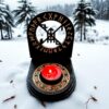 Амулет алтарь со ставом "Примерение и гармония", набор рун для ритуалов с местом для свечи и благовоний, разборный Амулет алтарь со ставом "Примерение и гармония", набор рун для ритуалов с местом для свечи и благовоний, разборный