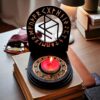 Оберег алтарь со ставом "Любовная ловушка", набор рун для ритуалов с местом для свечи и благовоний, разборный Оберег алтарь со ставом "Любовная ловушка", набор рун для ритуалов с местом для свечи и благовоний, разборный