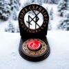 Оберег алтарь со ставом "Привлечение клиентов", набор рун для ритуалов с местом для свечи и благовоний, разборный Оберег алтарь со ставом "Привлечение клиентов", набор рун для ритуалов с местом для свечи и благовоний, разборный