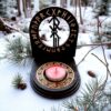 Оберег алтарь со ставом "Волевое решение", набор рун для ритуалов с местом для свечи и благовоний, разборный Оберег алтарь со ставом "Волевое решение", набор рун для ритуалов с местом для свечи и благовоний, разборный