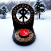 Оберег алтарь со ставом "Бегом домой", набор рун для ритуалов с местом для свечи и благовоний, разборный Оберег алтарь со ставом "Бегом домой", набор рун для ритуалов с местом для свечи и благовоний, разборный
