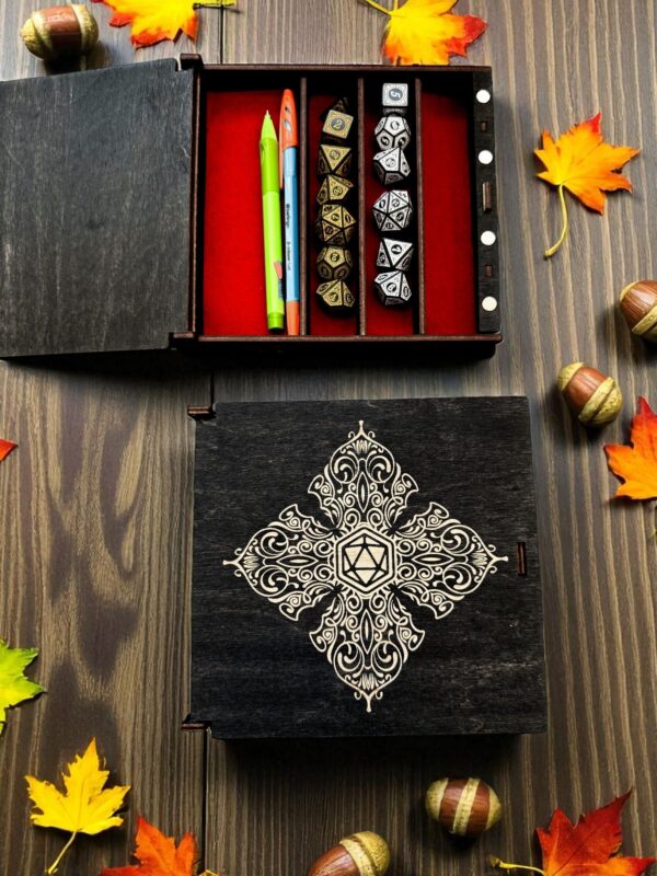 Органайзер ДнД «Дайс Шкатулка» — дерево Органайзер ДнД «Дайс Шкатулка» — дерево