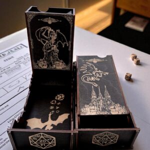 Dice Tower «Дракон и замок» — дерево