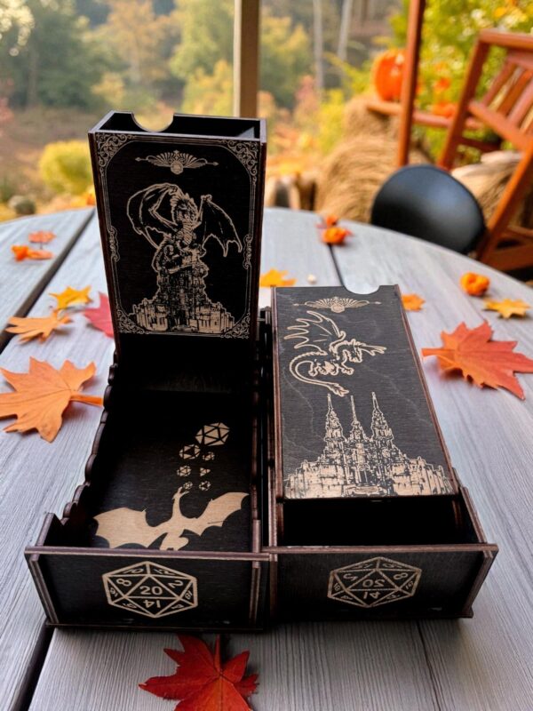 Dice Tower «Дракон и замок» — дерево